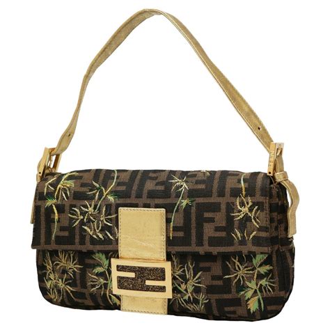 embroidered fendi baguette
